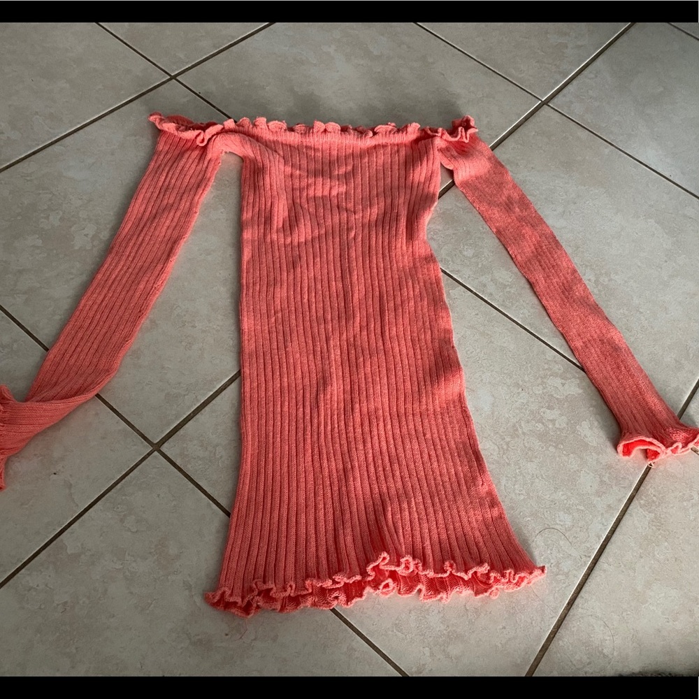 In the Style dress 8 coral